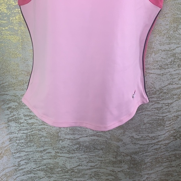 R&R Sport Pink/white Womens Activewear Tank Top Size L - Picture 4 of 13